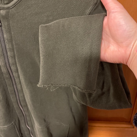 ATM Anthony Thomas Melillo French Terry Full Zip Hoodie Jacket - Picture 6 of 8